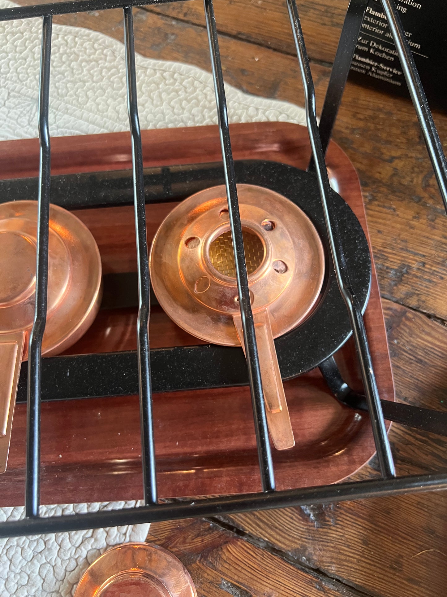 Super Rare Service A Flamber French Copper Les Cuivres De Faucogney Frying Pan